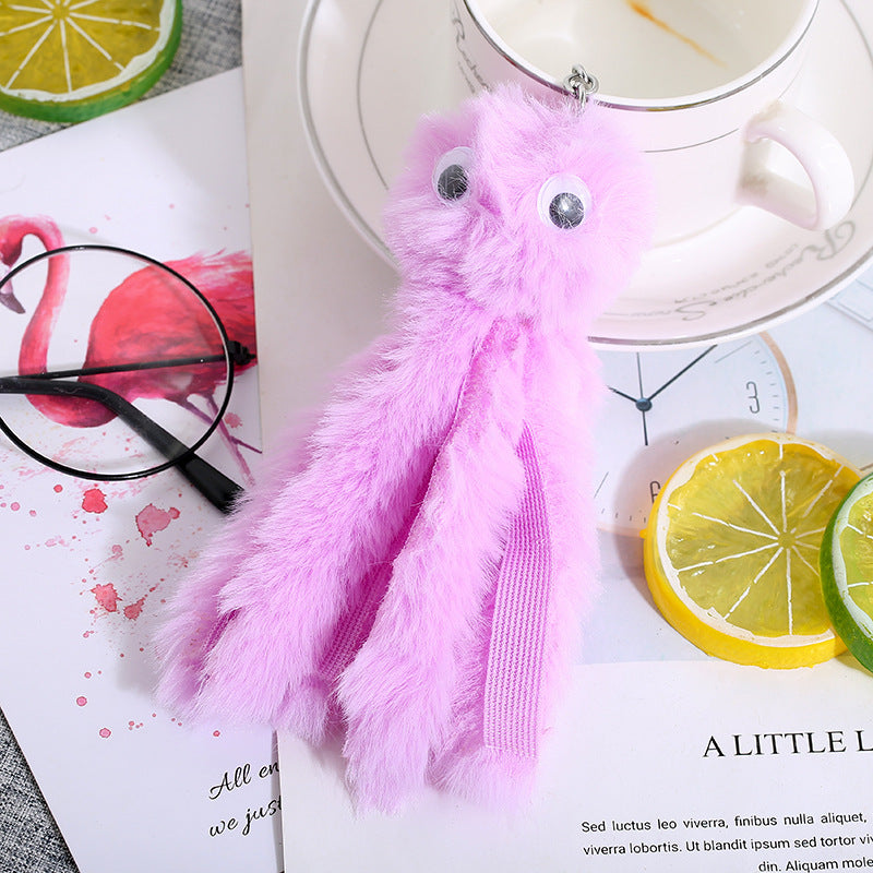 Wholesale 12PCS Plush Octopus Keychain